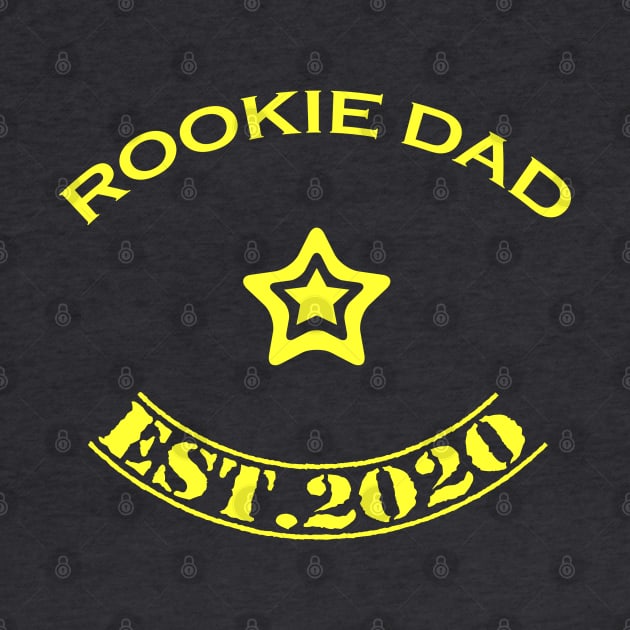 Rookie dad yellow by Teeject